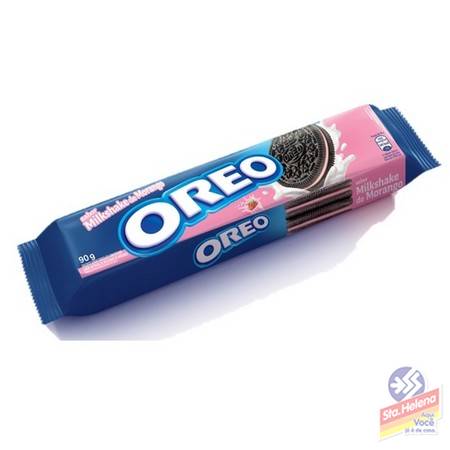 BISC OREO RECHEADO MILK SHAKE MORANG 90G