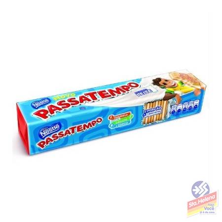 BISC PASSATEMPO RECHEIO LEITE 130G