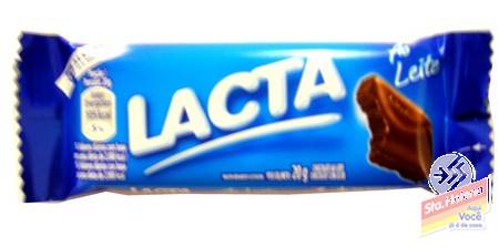 CHOC LACTA AO LEITE C 20UND 400G