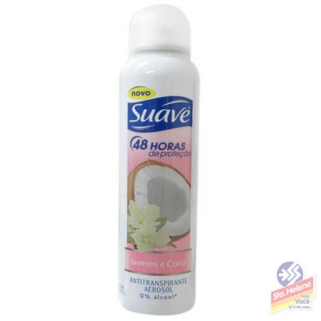 DESOD SUAVE JASMIM E COCO AER 150ML