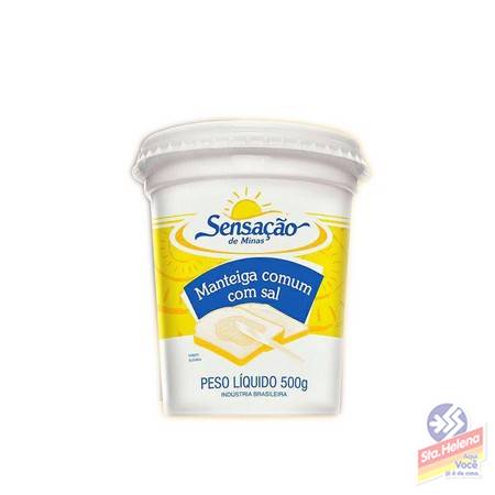MANTEIGA SENSACAO DE MINAS C SAL PT 500G