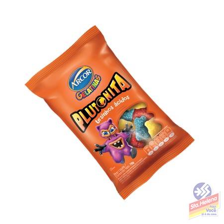 BALA PLUTONITA GELATIN URSO ACIDO 70G