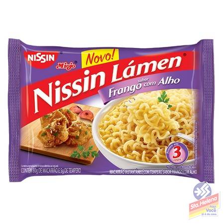 NISSIN LAMEN FRANGO COM ALHO 85G