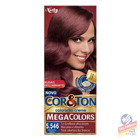 TINT COR TON VERMELHO AMORA 5546 50G