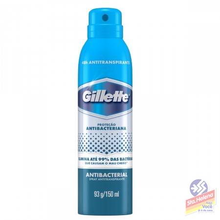 DESOD GILLETTE ANTIBACTERIAL AER 150ML