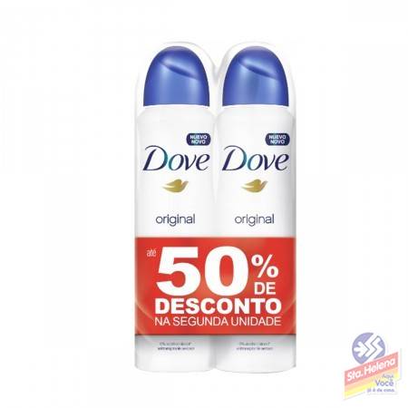 DESOD DOVE ORIGINAL 2X150ML 50 D NO 2