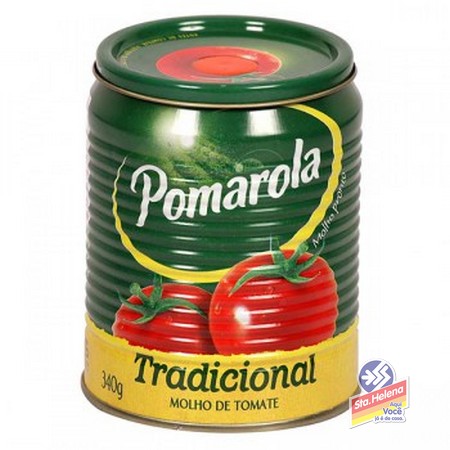 MOLHO POMAROLA TRADICIONAL LATA 340G