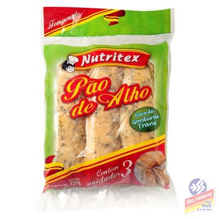 PAO ALHO TOMATE SECO NUTRITEX 300G