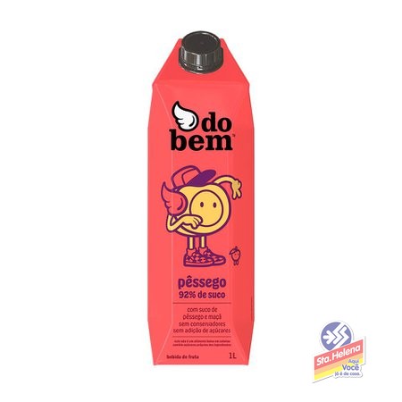 SUCO DO BEM PESSEGO 1 LITRO