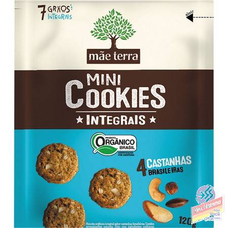COOKIES ORG MAE TERRA CASTANHA BRAS 120G