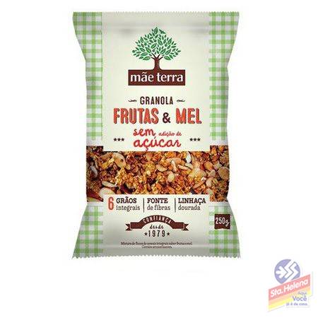 GRANOLA MAE TERRA FRUTAS MEL S ACUC 250G
