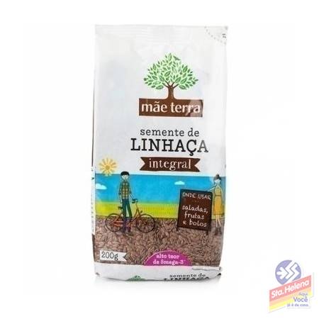 SEMENTE LINHACA MARROM MAE TERRA 200G