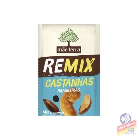 MIX CASTANHAS FRUTAS REMIX CASTANHAS 25G