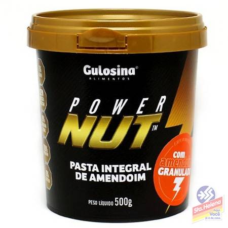 PASTA AMENDOIM CRUNCHY POWER NUT 500G