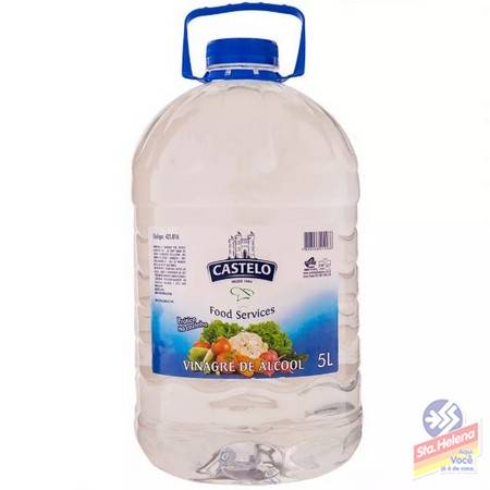 VINAGRE CASTELO ALCOOL 5 LITROS