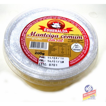 MANTEIGA C SAL ESMERALDA POTE 200G