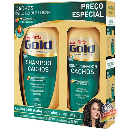 KIT SH 300ML COND 200ML NIELY CACHOS