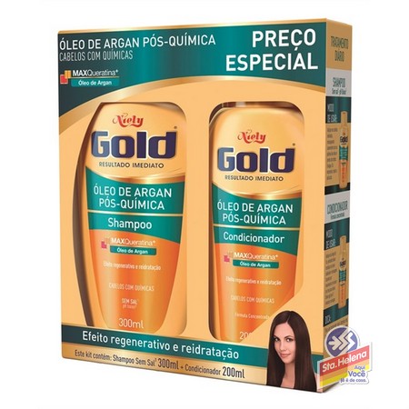 KIT SH 300ML COND 200ML NIELY POS QUIMIC