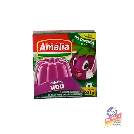 GELATINA SANTA AMALIA UVA 20G