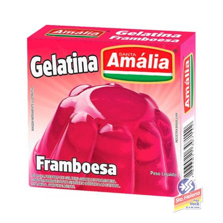 GELATINA SANTA AMALIA FRAMBOESA 20G