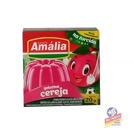 GELATINA SANTA AMALIA CEREJA 20G
