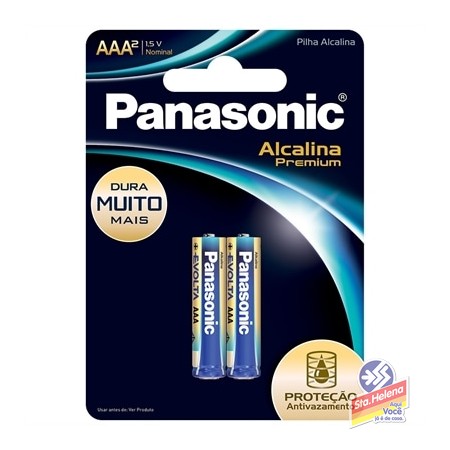 PILHA PANASONIC ALC PREM AAA PALITO C2