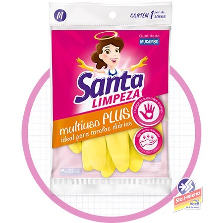 LUVAS SANTA LIMPEZA MULTIUSO PLUS TAM M