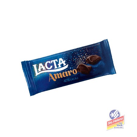 CHOC LACTA AMARO 40  CACAU 90G
