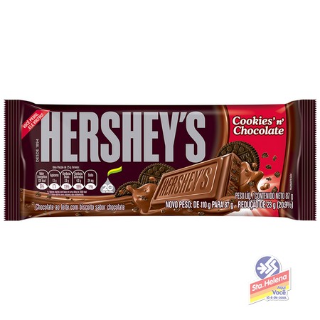 CHOC HERSHEYS COOKIES CHOCOLATE 87G