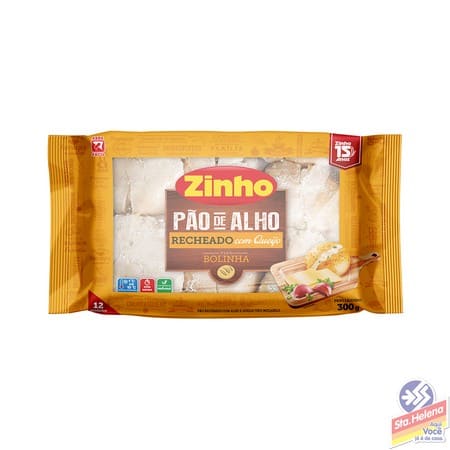 PAO ALHO ZINHO BOLINHA TRADICIONAL 300G