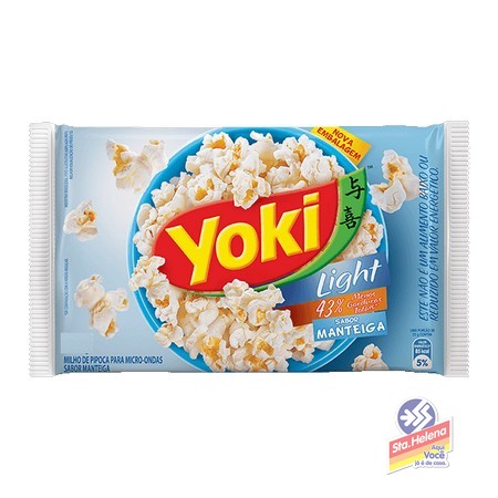 POP CORN YOKI MANTEIGA MENOS SODIO 90G