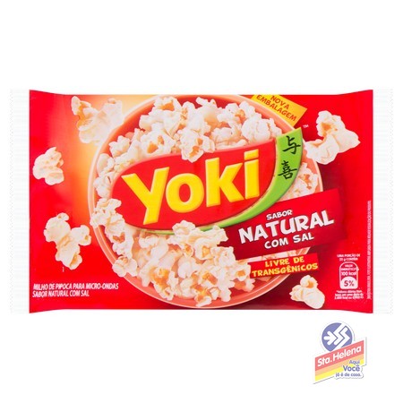POP CORN YOKI NATURAL C SAL PTE 90G