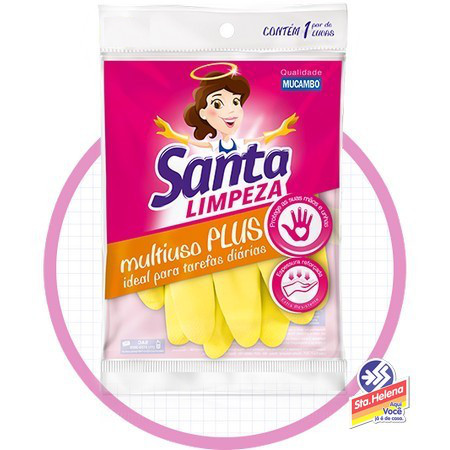 LUVAS SANTA LIMPEZA MULTIUSO PLUS TAM G