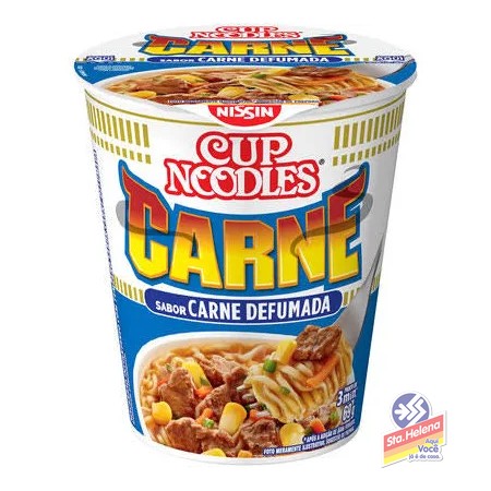 NISSIN CUP NOODLES CARNE DEFUMADA 69G