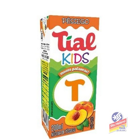 SUCO TIAL KIDS PESSEGO 100  200ML