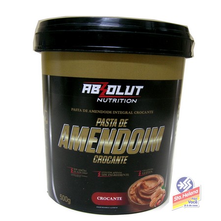 PASTA DE AMENDOIM ABSOLUT GRANULADA 500G