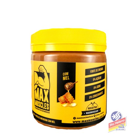 PASTA AMENDOIM MAX MUSCLES C MEL 1KG