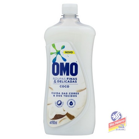 LAVA ROUPA OMO LIQ DELICADAS COCO 900ML