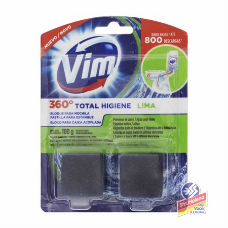 PASTILHA SANITARIA VIM LIME 100G