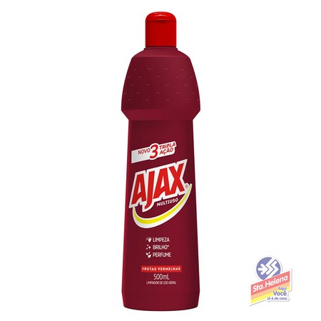 LIMP AJAX MULTIUSO FRUTAS VERM 500ML