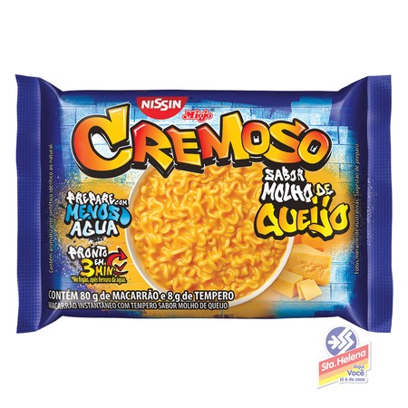 NISSIN LAMEN CREMOSO MOLHO QUEIJO 88G