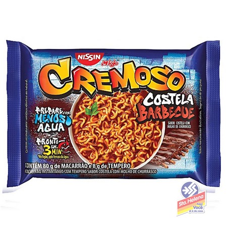 NISSIN LAMEN CREMOSO COST MOLHO CHUR 88G