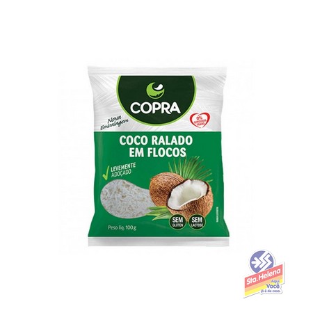 COCO FLOCOS COPRA UMIDO ADOCADO 100G