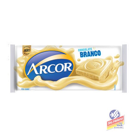 CHOC ARCOR BRANCO 80G