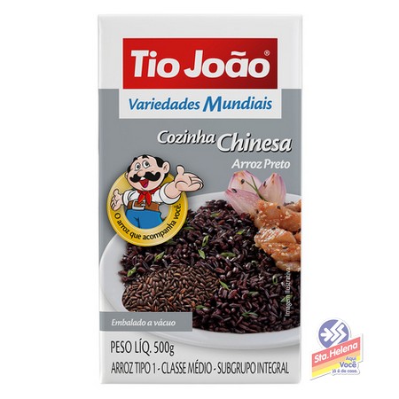 ARROZ TIO JOAO PRETO 500G