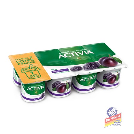 LEITE FERM ACTIVIA ZERO POLPA AMEIXA800G
