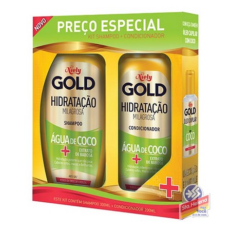 KIT SH 300ML COND 200ML NIELY AG COC BAB