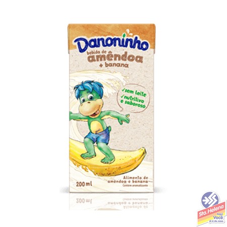 DANONINHO AMENDOA E BANANA 200ML