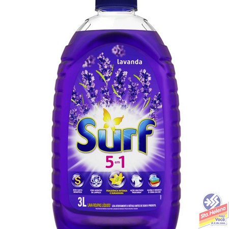LAVA ROUPA SURF LAVANDA LIQ FCO 3L