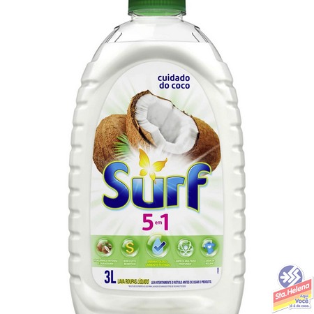 LAVA ROUPA SURF CUID DO COCO LIQ FCO 3L